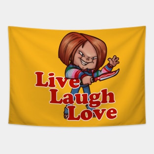 Chucky - Live Laugh Love Tapestry