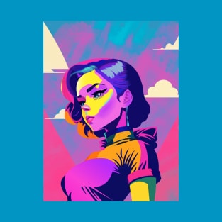 Retro girl_1 T-Shirt