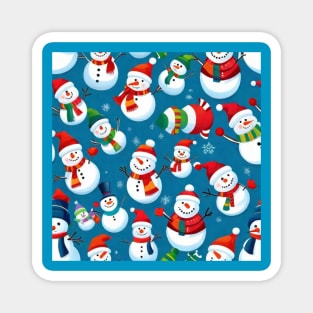 Happy snowmen Magnet