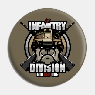 1st Infantry Division Pin