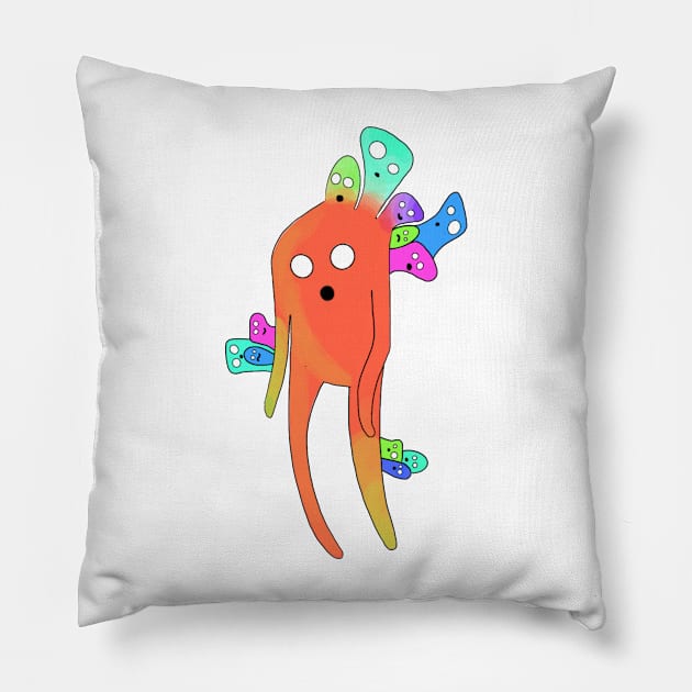 Monster Party Pillow by xaxuokxenx