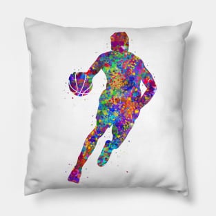 Basketball player man Pillow