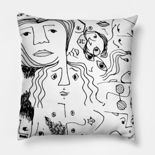 faces Pillow