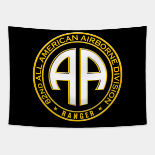 82nd All American Airborne Ranger Casual Patch Tapestry