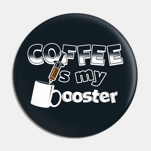 Funny Coffee Caffeine Addict Fix Slogan Gift For Coffee Drinkers Pin by Originals By Boggs
