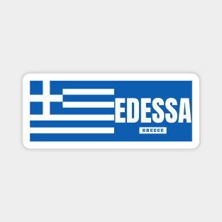 Edessa City with Greek Flag Magnet