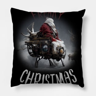 Steampunk Santa Claus, Christmas Artwork Pillow