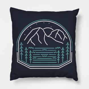 Dawn mountain Pillow