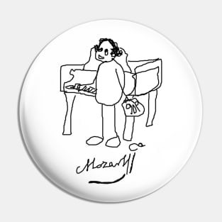 Amadeus Mozart by 9DP Pin