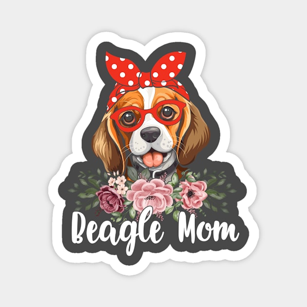 Beagle Mom - Professional Snuggle Provider & Expert Treat Dispenser Magnet by My Dad's Still Punk