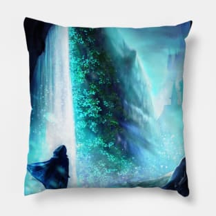 Fantasy waterfall Pillow