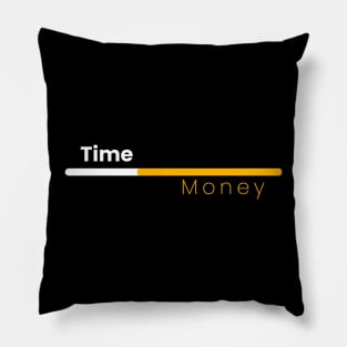 Time Money Pillow