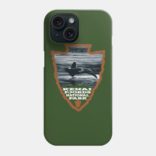 Kenai Fjords National Park arrowhead Phone Case by nylebuss