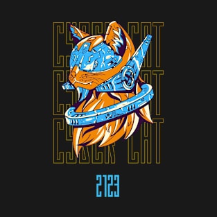 Futuristic cat T-Shirt