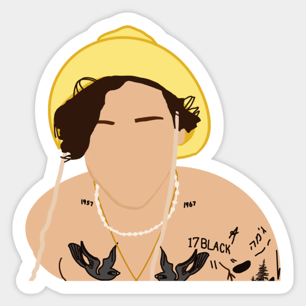 Golden Boy 2 Harry Styles Sticker Teepublic Au