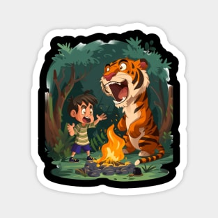 Calvin and Hobbes Reflection Magnet