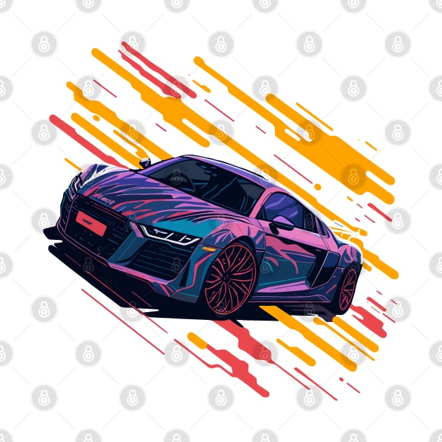 Audi R8 Car classic by Cruise Dresses