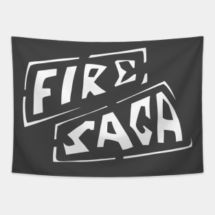 Fire Saga Logo Tapestry