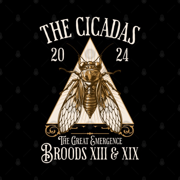 Cicadas 2024 - Brood XIX Brood XIII - Funny Cicada Lover by OrangeMonkeyArt