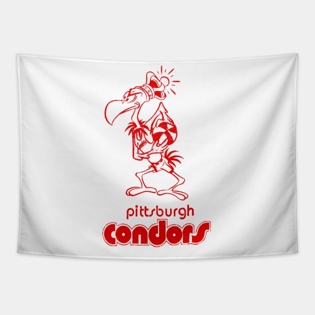 Defunct - Pittsburgh Condors ABA Basketball 1971 Tapestry by LocalZonly