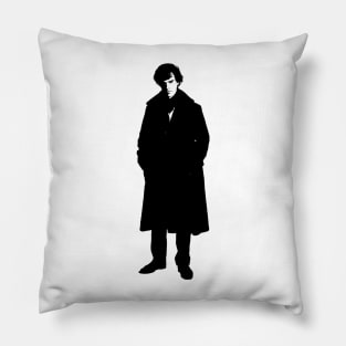 Sherlock Holmes Minimal Artwork Pillow