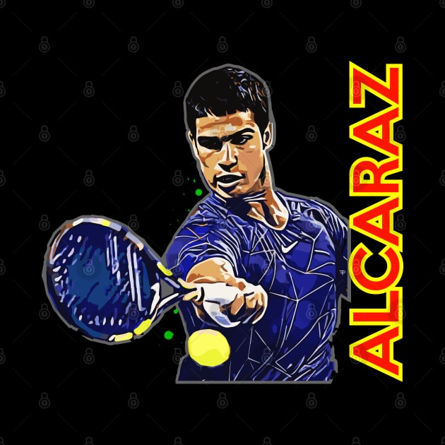 Carlos Alcaraz Tennis Masters Champion by vlada123