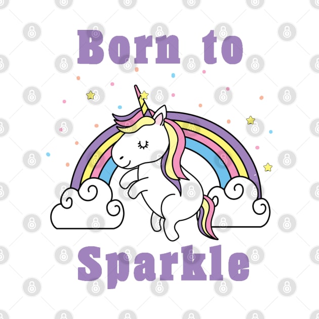 Born to Sparkle by Mendi Art