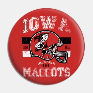 IOWA MAGGOTS (RED) Pin