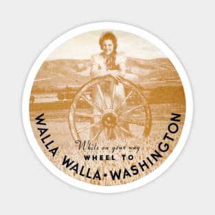 1940s Walla Walla Washingon Magnet