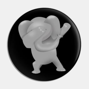 Dabbing Shirt Funny Dabbing Elephant Cute Elephant Shirt Pin