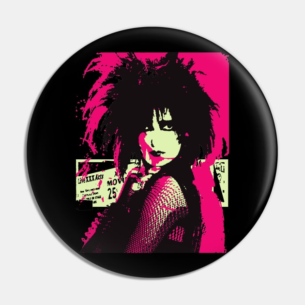 Siouxsie Sioux Pin by HardisonLCollinsIII