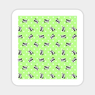 Cute pattern | panda drink milk Magnet