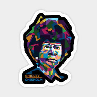 Abstract Pop Art Shirley Chisholm Magnet
