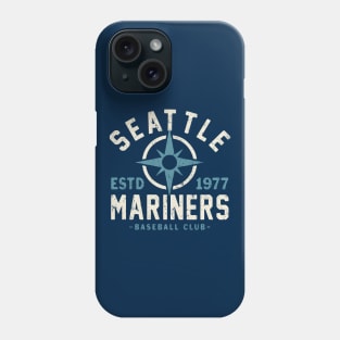 Vintage Seattle Mariners 1 by Buck Tee Phone Case