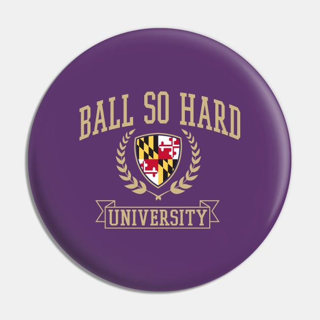 Ball so hard University Baltimore Ravens Pin by stayfrostybro