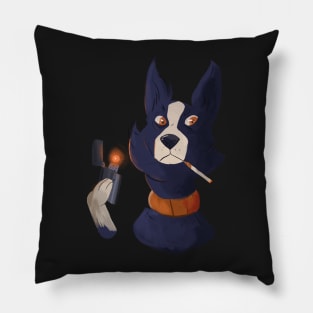 Smoking Doggo Pillow