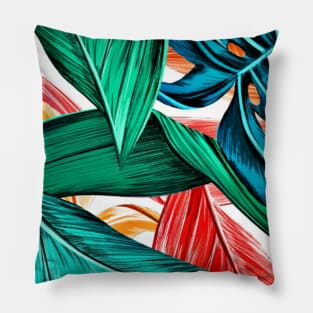 Fibers digital Art Pillow