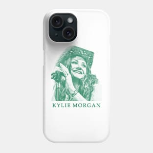 Kylie Morgan 26//green solid style, Phone Case