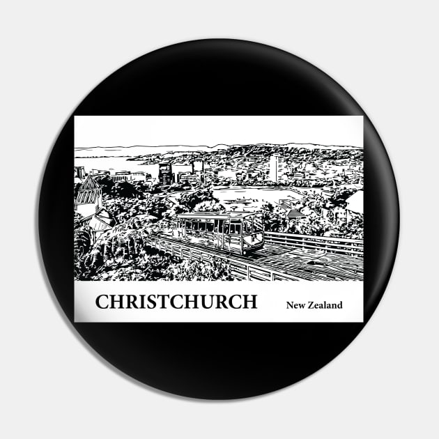 Christchurch New Zealand Pin by Lakeric
