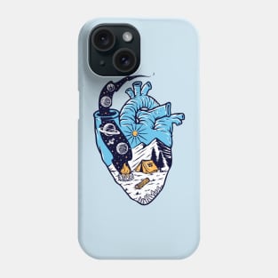 camping is my heart Phone Case