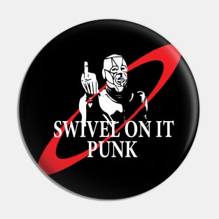 Kryten Red Dwarf Swivel On It Punk Pin