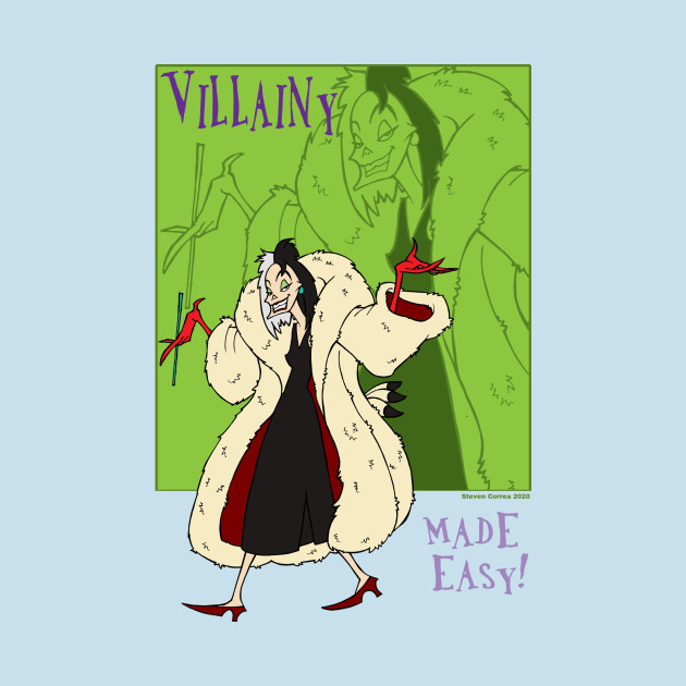 Disover Villainy Made Easy8 - Disney - T-Shirt