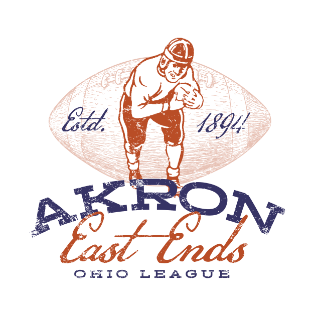 Akron East Ends Football by MindsparkCreative