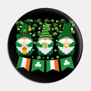 Gnomies Ireland Flag St. Patrick's Day Pin