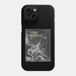 Frankenstein Mary Shelley Book Design Phone Case