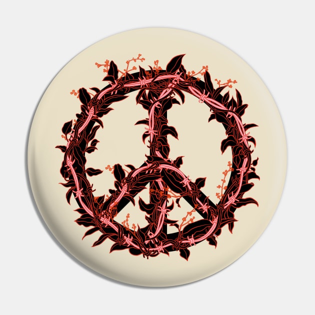 Peace III Pin by Abstract