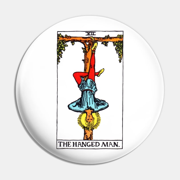 Hanged Man Tarot Pin by Bugsponge