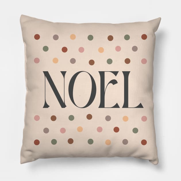 Noel Boho Christmas Pillow by Pop Cult Store