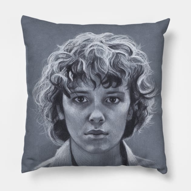 Eleven Stranger Things Pillow by korobovart