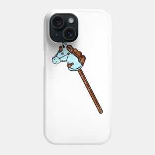 Blue Stick Horse Phone Case